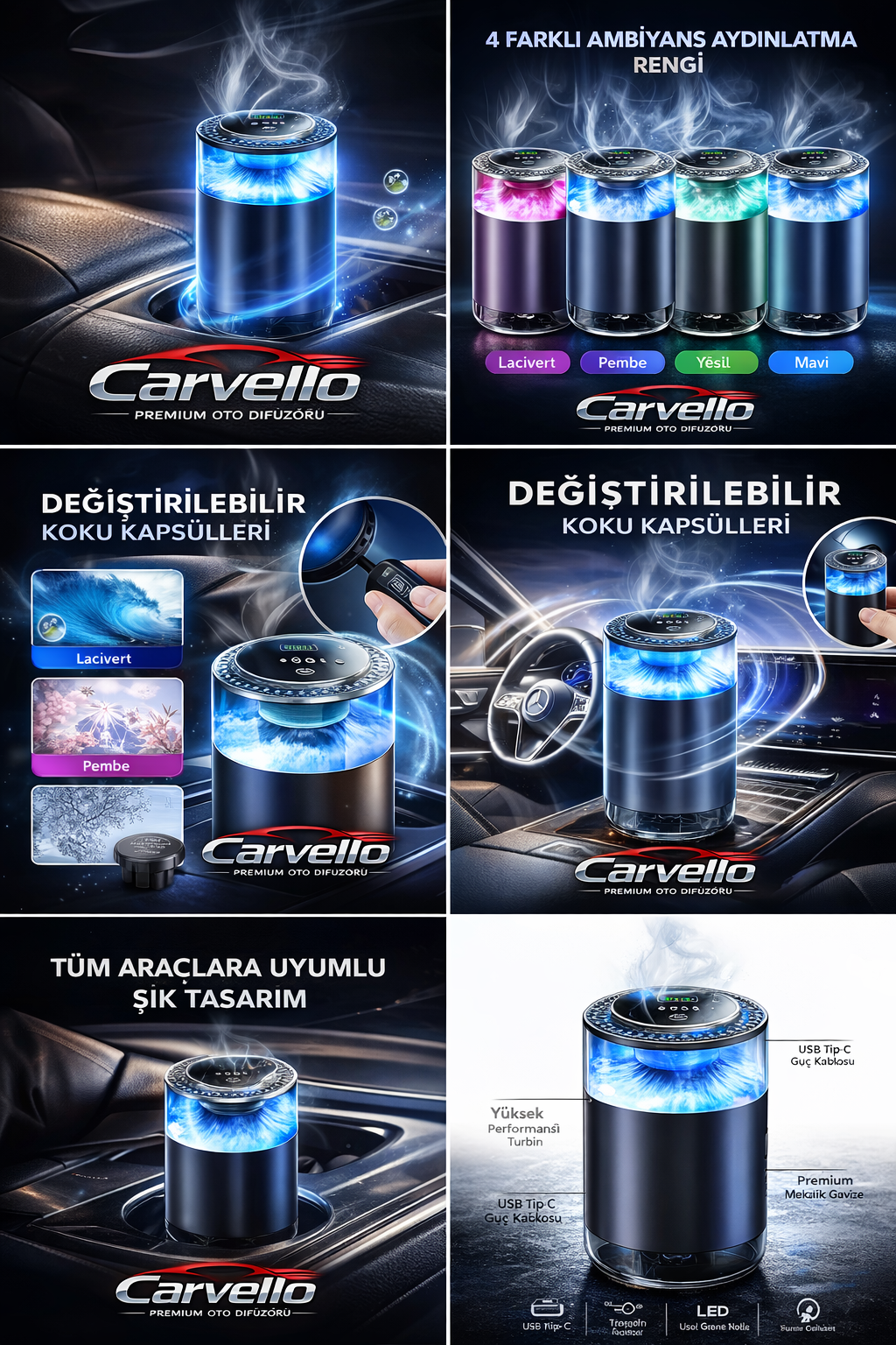 Carvello – Premium Oto Difüzörü